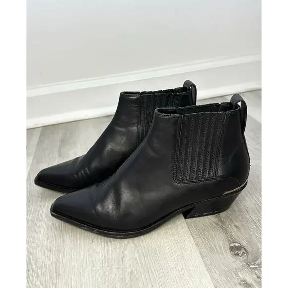 RAG & BONE Leather Ankle Bootie - Picture 2 of 5